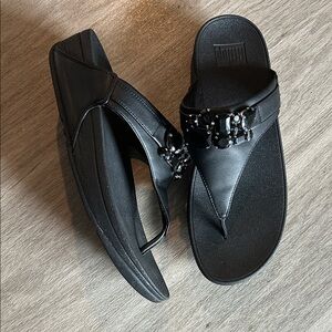 FitFlop Women's Elegant Black Sandals